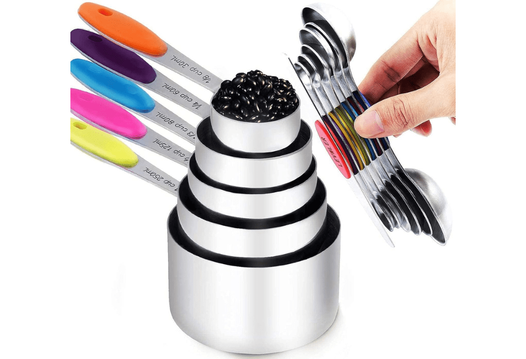 Stainless steel Measuring cups and spoons