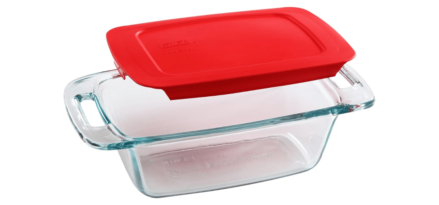 Glass Loaf dish with lid
